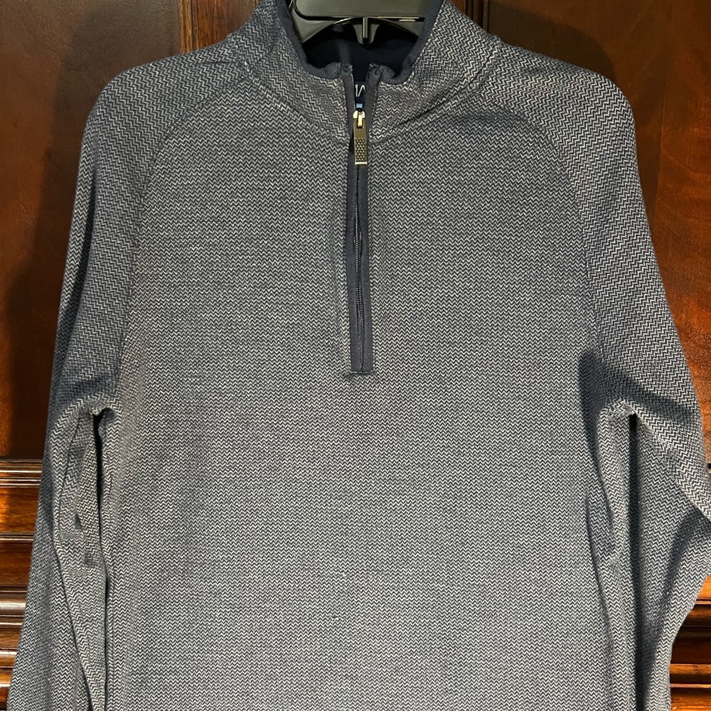 Newton Men's Dark Gray Zip-Up Sweater